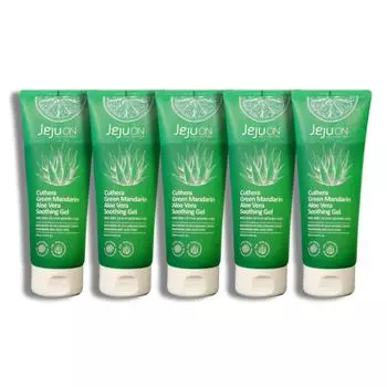 Jeju On Cutera Green Tangerine Aloe Vera Soothing Gel Oil and Water Balance 200ml, 5 pieces