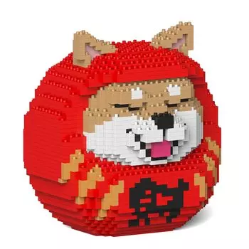 JEKCA Jecca Block Shiba Inu Daruma 3D-головоломка в сборе 01S-M01