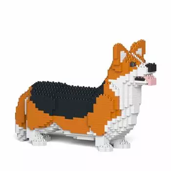 JEKCA Jecca Block Welsh Corgi Brown Скульптор 02S-M02