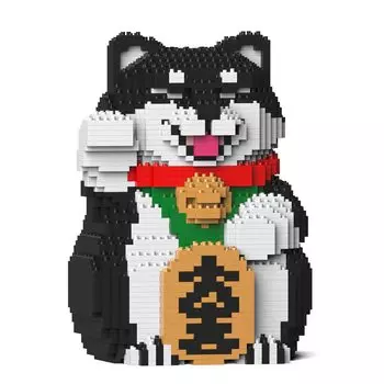 JEKCA Jekka Block Счастливый Сиба-ину Черный Скульптор 01S-M02