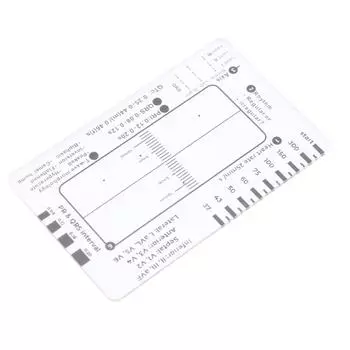 ЭКГ 7-ступенчатая линейка 7-ступенчатая шкала измерительный инструмент линейка для интерпретации ЭКГ 1mm