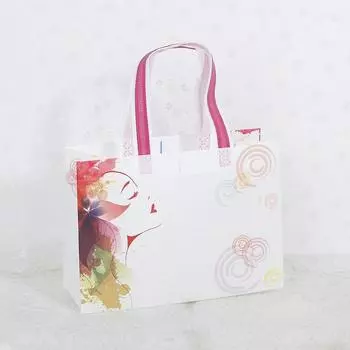 Эко-сумка из нетканого материала с розой, складная сумка с цветком, высококачественная дорожная сумка с принтом розы, сумка для покупок 28*20*10cm