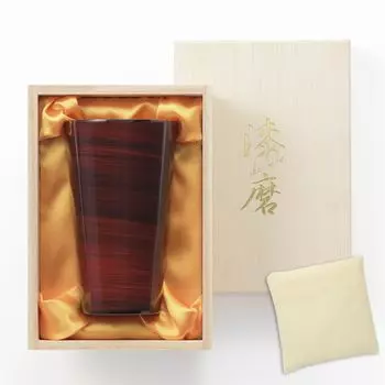 Эко-сумка Tsubame прямой стакан Akatsuki лак x 300 куб. см Эко-сумка Сделано во Вьетнаме Лак сделано в Японии J-kitchens & Yamanaka-nuri 7,5 см 12,5 см / /