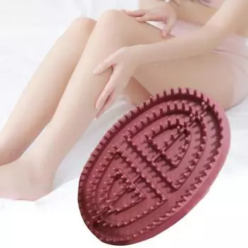 Экологически чистая массажная щетка с мягкой щетиной и удобным телом формы