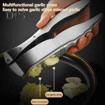 Экологически чистая ручная шлифовальная машина с острым лезвием, полезная ручная дробилка для чеснока, инструмент для имбиря серебряный