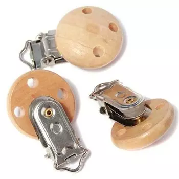 Экологически чистая соска, зажим для детской соски, 5 шт./упак., застежки, держатели, деревянный держатель, зажимы для пустышки Chupetas, держатель для соски для кормления младенцев One Size