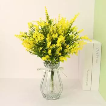 Экологически чистый искусственный лавандовый реалистичный внешний вид Популярный привлекательный яркий цветок розовый