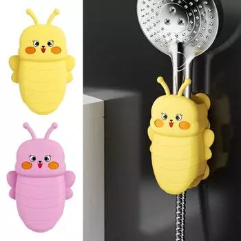 Экологически чистый кронштейн для душа, настенное крепление, легкий и долговечный держатель для головы розовый