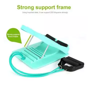 Экологически чистый материал Доска для растяжки голени Регулируемая крытая подошвенная растяжка для ног Растяжка Портативная противоскользящая None циан