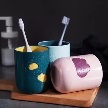 Экологически чистый ополаскиватель для полости рта Cloud Couple Toothbrush Tooth Cylinder Water Wash