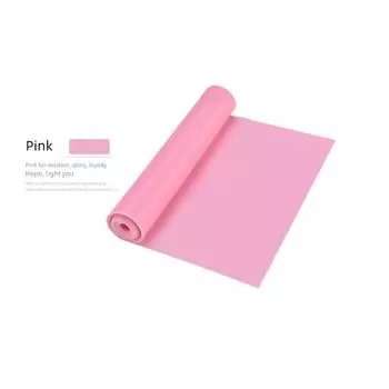 Экологичная эластичная лента, тяговый трос, фитнес, йога Pink 2000*150*0.35mm