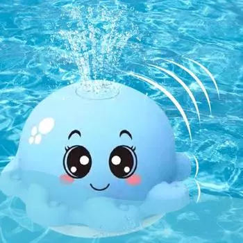 Экологичная автоматическая очаровательная игрушка для ванной комнаты, ванна, душ, разбрызгиватель, подарок для ребенка розовый