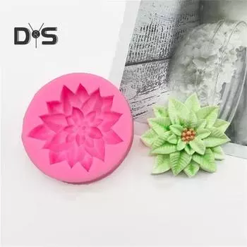 Экологичная силиконовая форма с антипригарным покрытием, отличная рождественская форма для торта в виде листьев падуба розовый