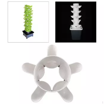 Экологичная вертикальная садовая башня для обильного урожая 3 Holes Single Tier