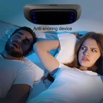 Экологичное электрическое устройство против храпа с USB-зарядкой и шнурком Throat Pulse Health Care