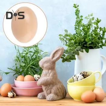 Экологичное искусственное яйцо, реалистично выглядящее, милое, своими руками расписанное пасхальное яйцо жёлтый