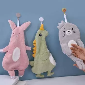 Экологичное полотенце для мытья посуды, моющееся полотенце из кораллового флиса, детский впитывающий носовой платок, аксессуары для ванной комнаты One Size серый