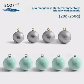 Экологичные грузила для морской рыбалки — свинцовое судно и дрейф для глубоководной рыбалки с лодки.