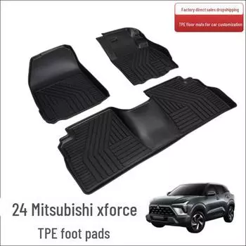 Экологичные, легкоочищаемые коврики для салона TPE для 24 моделей Mitsubishi Xforce Single layer TPE