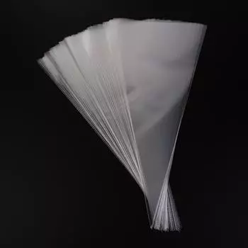 Экологичные пакеты 100 шт. Пакеты для конфет Пакеты для сладкого попкорна Пакеты для шоколада Подарочные пакеты Упаковочный пакет Целлофановый прозрачный пластиковый пакет Ювелирные аксессуары 13*25cm