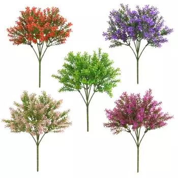 Экологичный макет сцены с искусственным цветком без полива, декоративный «сделай сам» зелёный