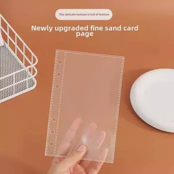 Экологичный матовый блокнот для записей формата А6 с песочным узором, страницами в сетку и местом для наклеек