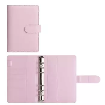 Экономьте деньги 100 конвертов Экономьте деньги Челлендж PU Экономьте проблемы Любители книг Pink-1