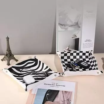 Экономьте место, 4 стиля, практичный лоток для хранения ювелирных изделий с гладкими краями, органайзер для мелочей, тарелка, лоток для демонстрации ювелирных изделий B