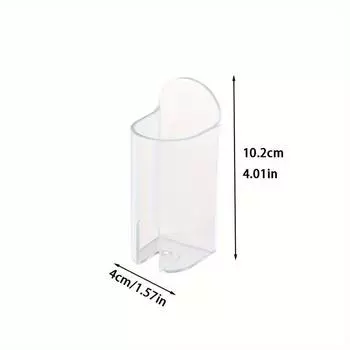 Экономьте место с помощью самоклеящегося держателя для электрической зубной щетки - настенный органайзер для ванной комнаты для рождественских и хэллоуинских украшений, контейнер