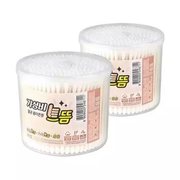 Экономичные стерильные бумажные ватные палочки, 300 шт., 2 упаковки