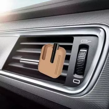 Экономия места Автомобильный вентиляционный органайзер держатель для губ силиконовый вертикальный автомобильный держатель для губ салон автомобиля коричневый