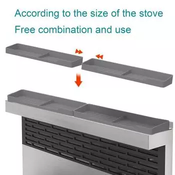 Экономия места, многоразовый, полезный, легко моющийся, нескользящий органайзер для бутылок для специй, стеллаж для хранения плиты