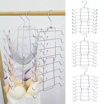 Экономия места на баке. Верхняя вешалка для бюстгальтера. 8-уровневый бесследный многофункциональный органайзер с легким доступом. абрикосовый