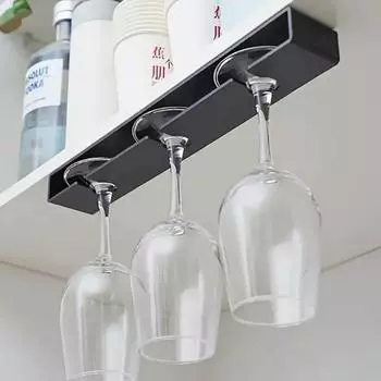 Экономия места под шкафом, держатель для бокалов для вина, многофункциональная стойка для бокалов для хранения на кухне, барная стойка для хранения на кухне