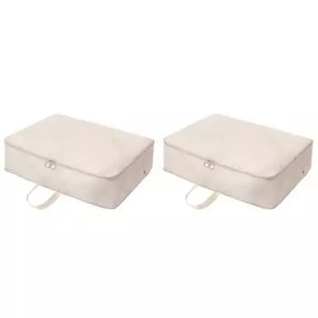 Экономия места Самокомпрессионный органайзер для одежды Сумка для хранения одеял (бежевый)