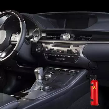 Экономия места, устойчивый держатель огнетушителя, кронштейн для автомобильного огнетушителя, самоклеящееся крепление для салона автомобиля CHINA