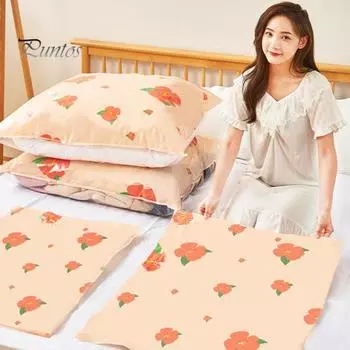 Экономия места, вакуумные сумки для хранения для путешествий, утолщенная компрессионная сумка для хранения одежды, вакуумные пакеты для одеял, органайзер для постельных принадлежностей, одежды M чистый