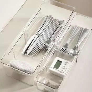 Экономящая пространство сортировочная коробка выдвижная коробка-разделитель высококачественный отсек для хранения канцелярских принадлежностей S