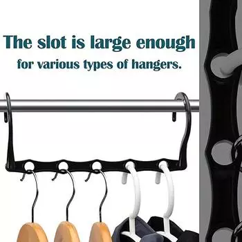 Экономящие место вешалки для хранения Многофункциональные пластиковые вешалки для одежды Вращающиеся вешалки-органайзеры 5 отверстий Magic Closet Гардеробный органайзер светло-синий