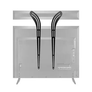 Экономящий место кронштейн для крепления звуковой панели, настенный кронштейн для телевизора, регулируемый угол для лучшего восприятия, прочная металлическая стойка для телевизора