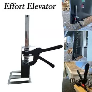 Экономящий труд подъемник для ручных досок, домкрат для шкафа, дверной подъемник с ручным инструментом чёрный