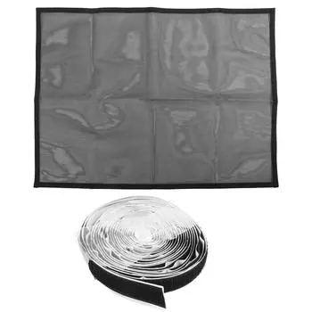 Экран для камина, ПВХ, искрозащитная крышка, безопасные сетчатые ворота, пылезащитный барьер для защиты от детей для малышей 29x40inch