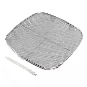 Экран для защиты от брызг фритюрницы из нержавеющей стали 304, двухъярусный экран для защиты от брызг фритюрницы для овального барбекю