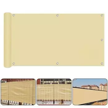 Экран конфиденциальности, защита от ветра и солнца, сетка для балкона, прочная, устойчивая к разрыву теневая сетка для патио, сада, двора 1M