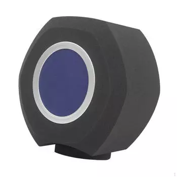 Экран микрофона, акустический фильтр, микрофон для живых студий, пенопластовые шарики, портативный ветер синий