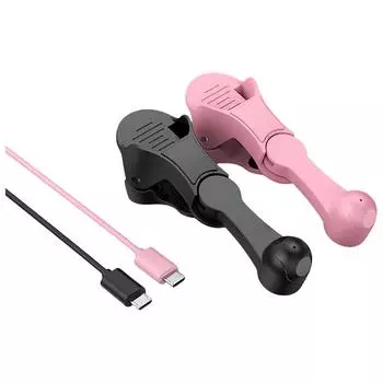 Экран мобильного телефона, автоматический кликер, клипса, автоматический кликер, 108 передач, регулируемая скорость, USB, бесшумный для игр, покупки, прямые трансляции чёрный