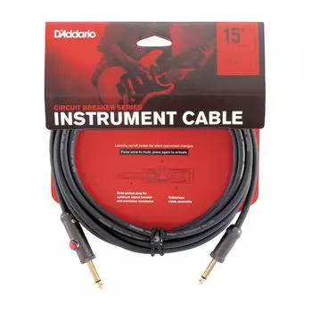 Экранированный кабель D Addario (Гитарный щит) Кабель автоматического выключателя серии Custom с фиксирующим выключателем PW-AGL-30 (9,1 м СС) []
