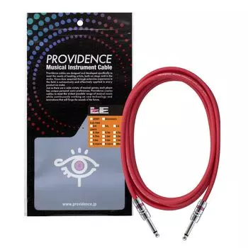 Экранированный кабель Providence LE501 3 м с вилкой из нержавеющей стали (Прямой/Прямой) красный