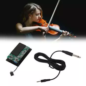 Эквалайзер для скрипки, бесшумный эквалайзер для скрипки с кабелем для деталей струнных инструментов, звукосниматель B60