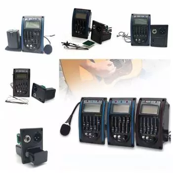 Эквалайзер, полоса эквалайзера, предусилитель для акустической гитары, LC-5/4 полосы, звукосниматель для акустической гитары, гитара Only A Battery Box